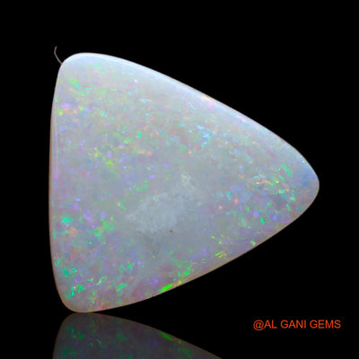 2.40 Cts Natural Australian Fire Opal Loose Gemstone Trillion Cabochon 14x14x2 mm AB-515