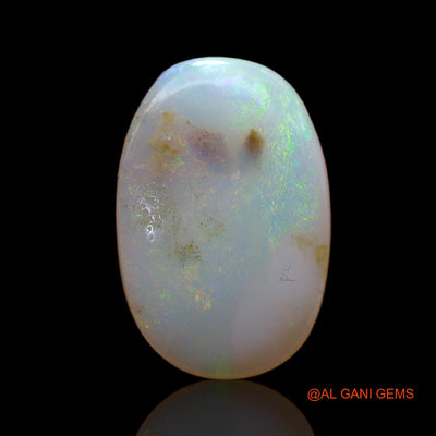 Natural Fire Opal Gemstone 6.00 Cts Loose Oval Cabochon From Australia 16x11x5 mm AB-517