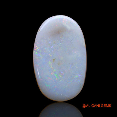 4.00 Cts Unheated Australian Fire Opal Loose Gemstone Oval Cabochon Natural 17x11x3 mm AB-518