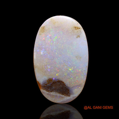 4.00 Cts Unheated Australian Fire Opal Loose Gemstone Oval Cabochon Natural 17x11x3 mm AB-518