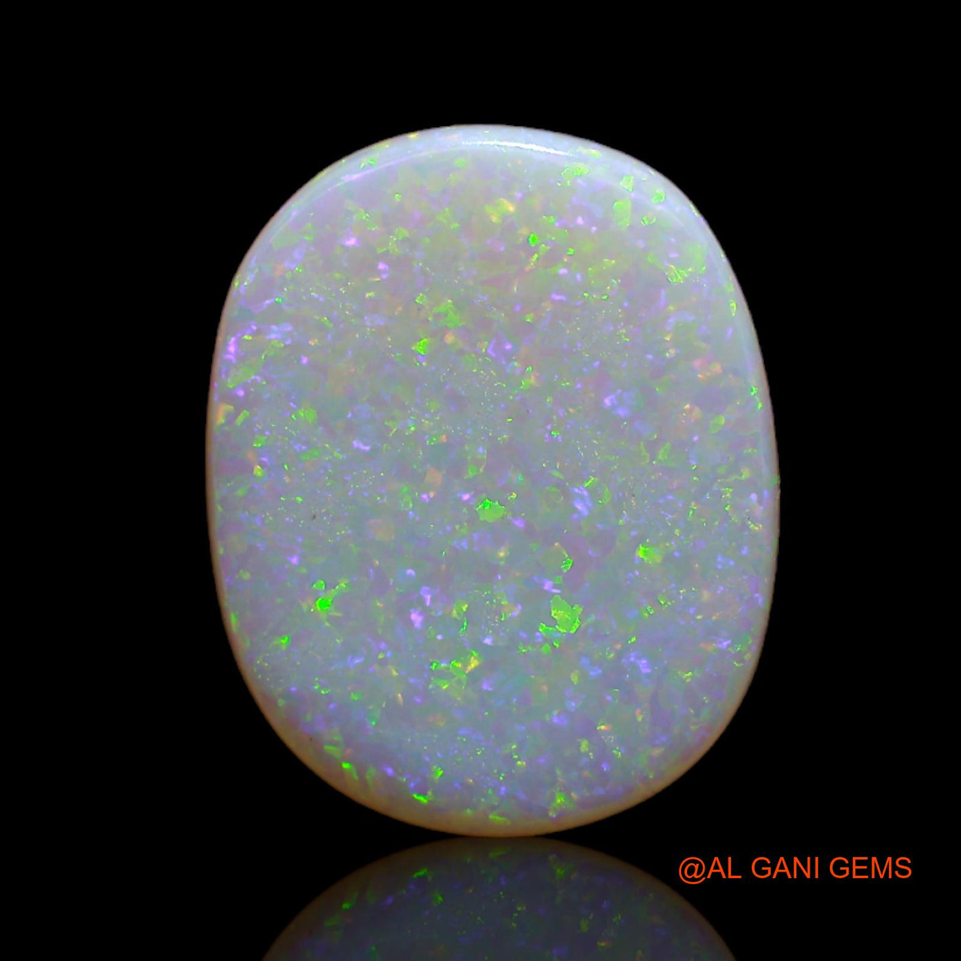 4.30 Cts Natural Australian Fire Opal Loose Gemstone Oval Cabochon 16x13x2 mm AB-51