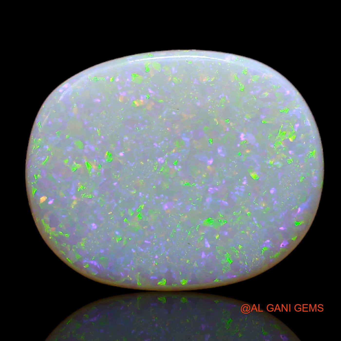 4.30 Cts Natural Australian Fire Opal Loose Gemstone Oval Cabochon 16x13x2 mm AB-51