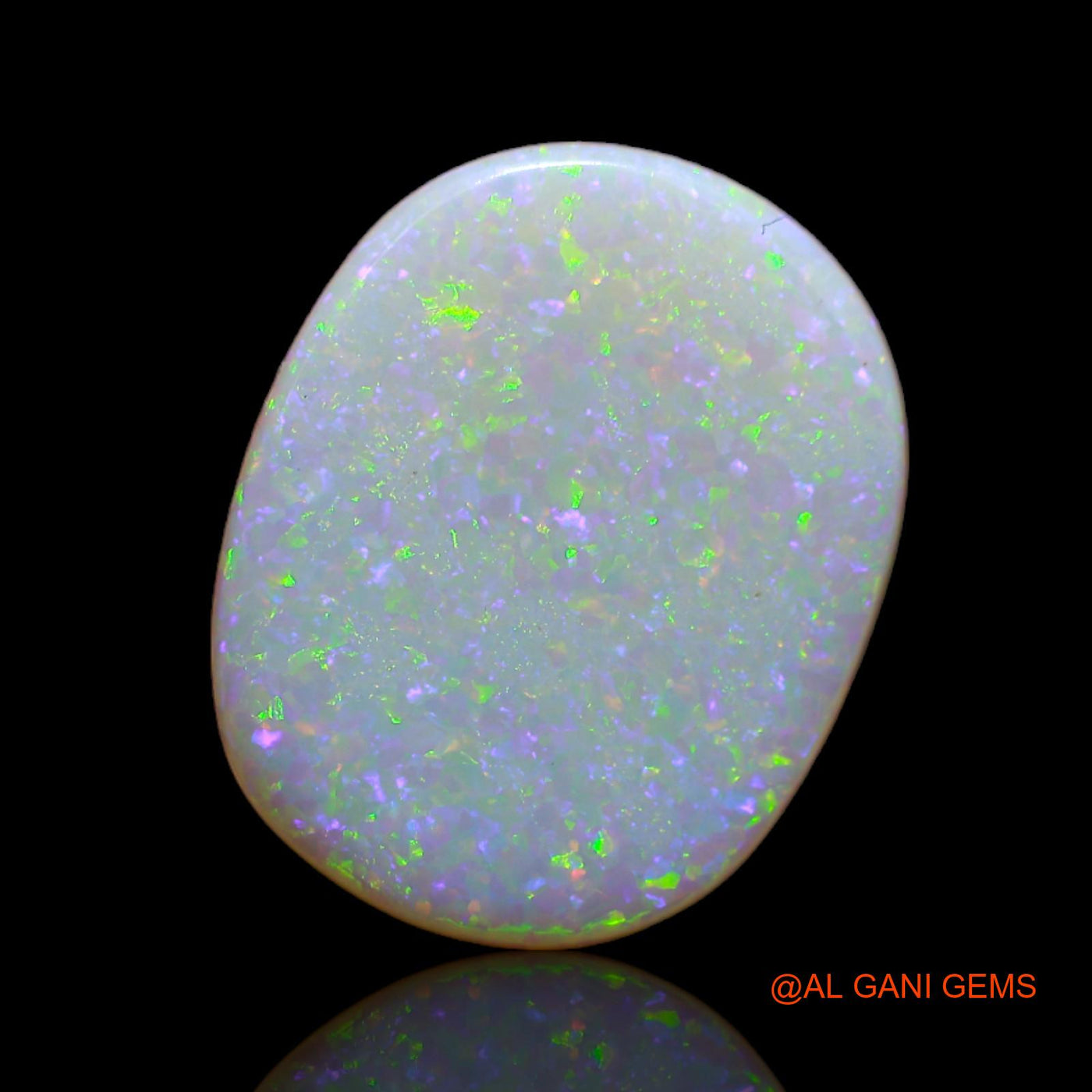 4.30 Cts Natural Australian Fire Opal Loose Gemstone Oval Cabochon 16x13x2 mm AB-51