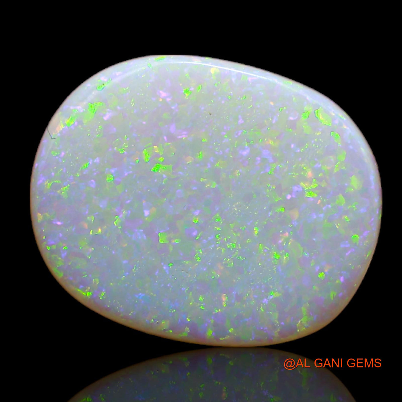 4.30 Cts Natural Australian Fire Opal Loose Gemstone Oval Cabochon 16x13x2 mm AB-51