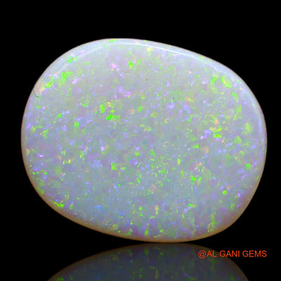 4.30 Cts Natural Australian Fire Opal Loose Gemstone Oval Cabochon 16x13x2 mm AB-51
