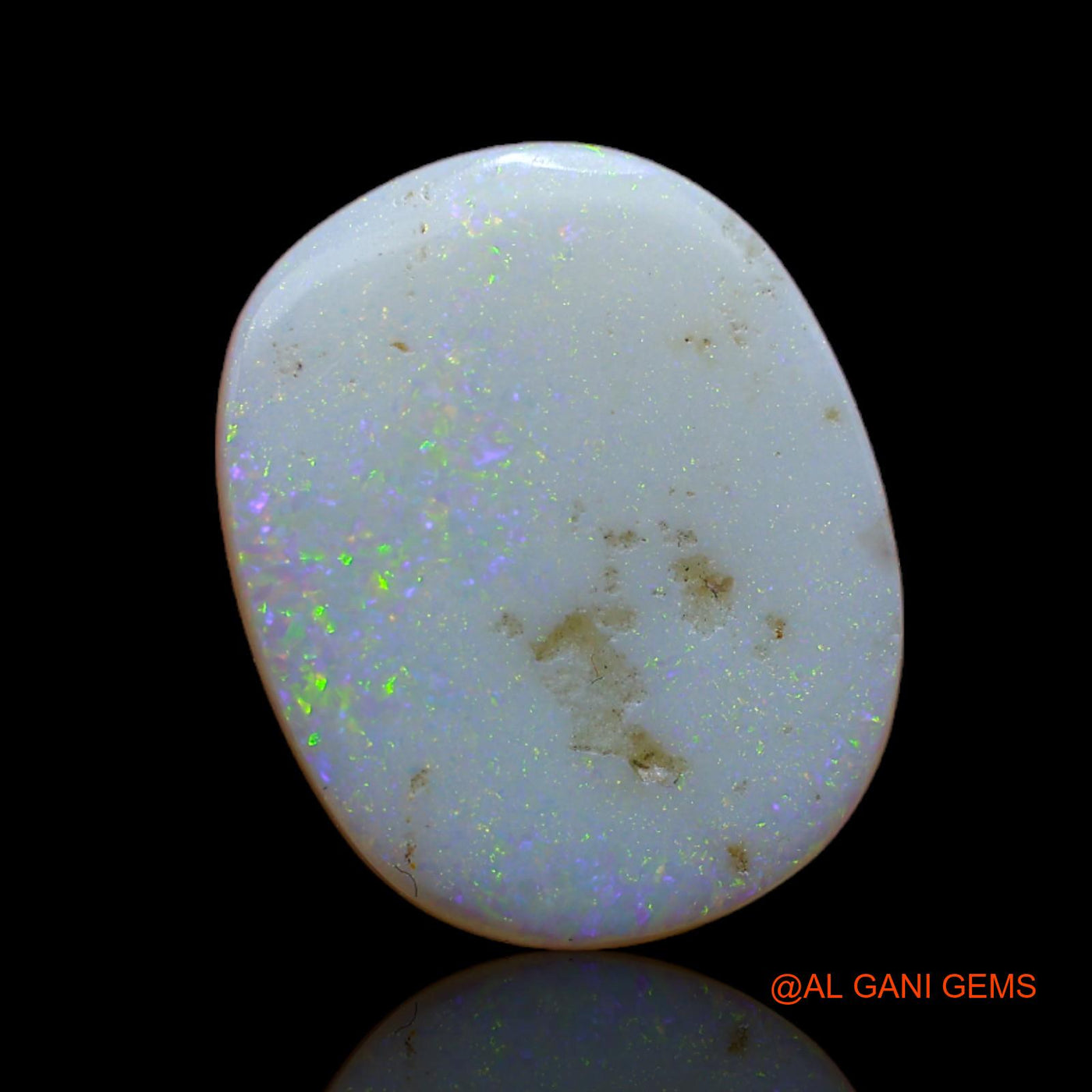 4.30 Cts Natural Australian Fire Opal Loose Gemstone Oval Cabochon 16x13x2 mm AB-51