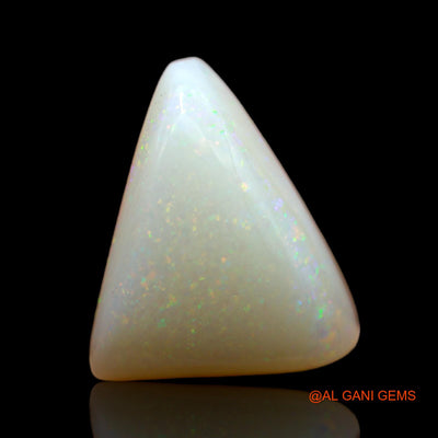 6.00 Cts Natural Australian Fire Opal Loose Gemstone Trillion Cabochon 14x12x7 mm AB-520