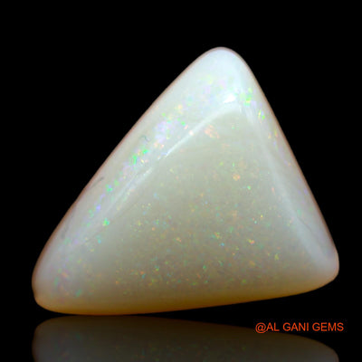 6.00 Cts Natural Australian Fire Opal Loose Gemstone Trillion Cabochon 14x12x7 mm AB-520
