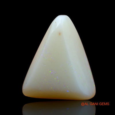 6.00 Cts Natural Australian Fire Opal Loose Gemstone Trillion Cabochon 14x12x7 mm AB-520