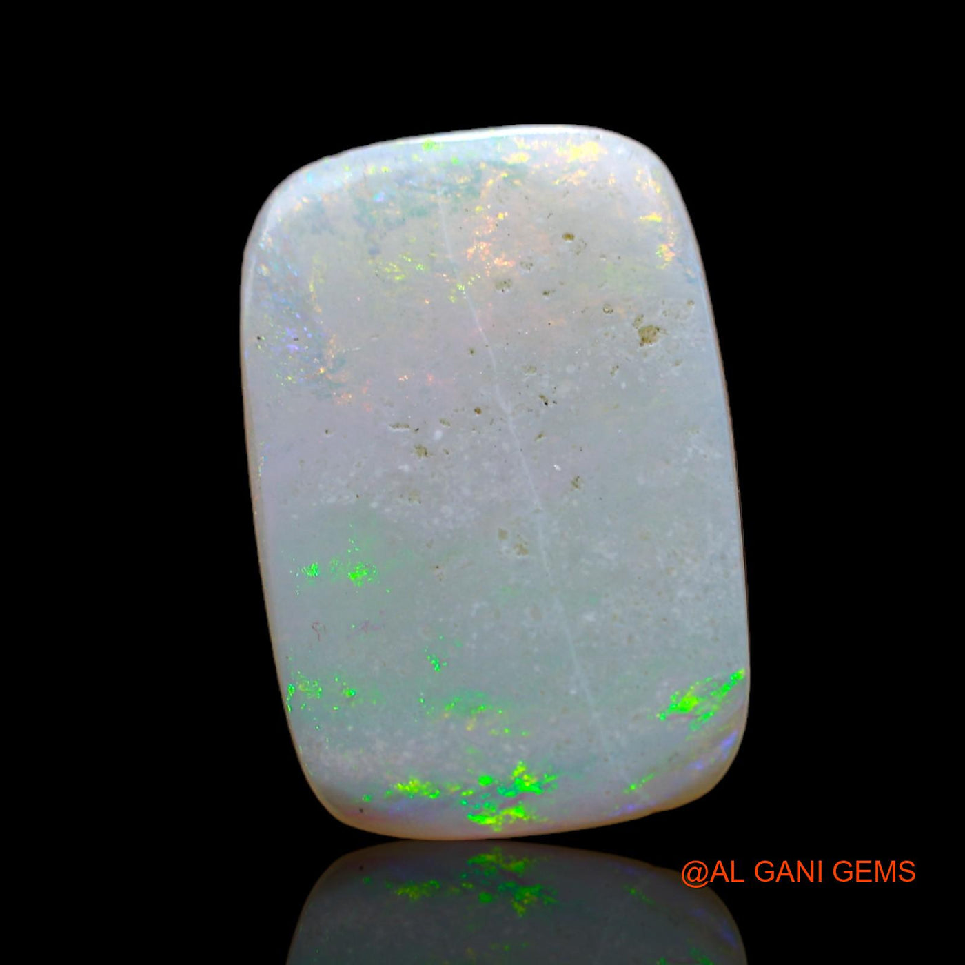 2.60 Cts Natural Australian Fire Opal Loose Gemstone Oval Cabochon 17x11x1 mm AB-521