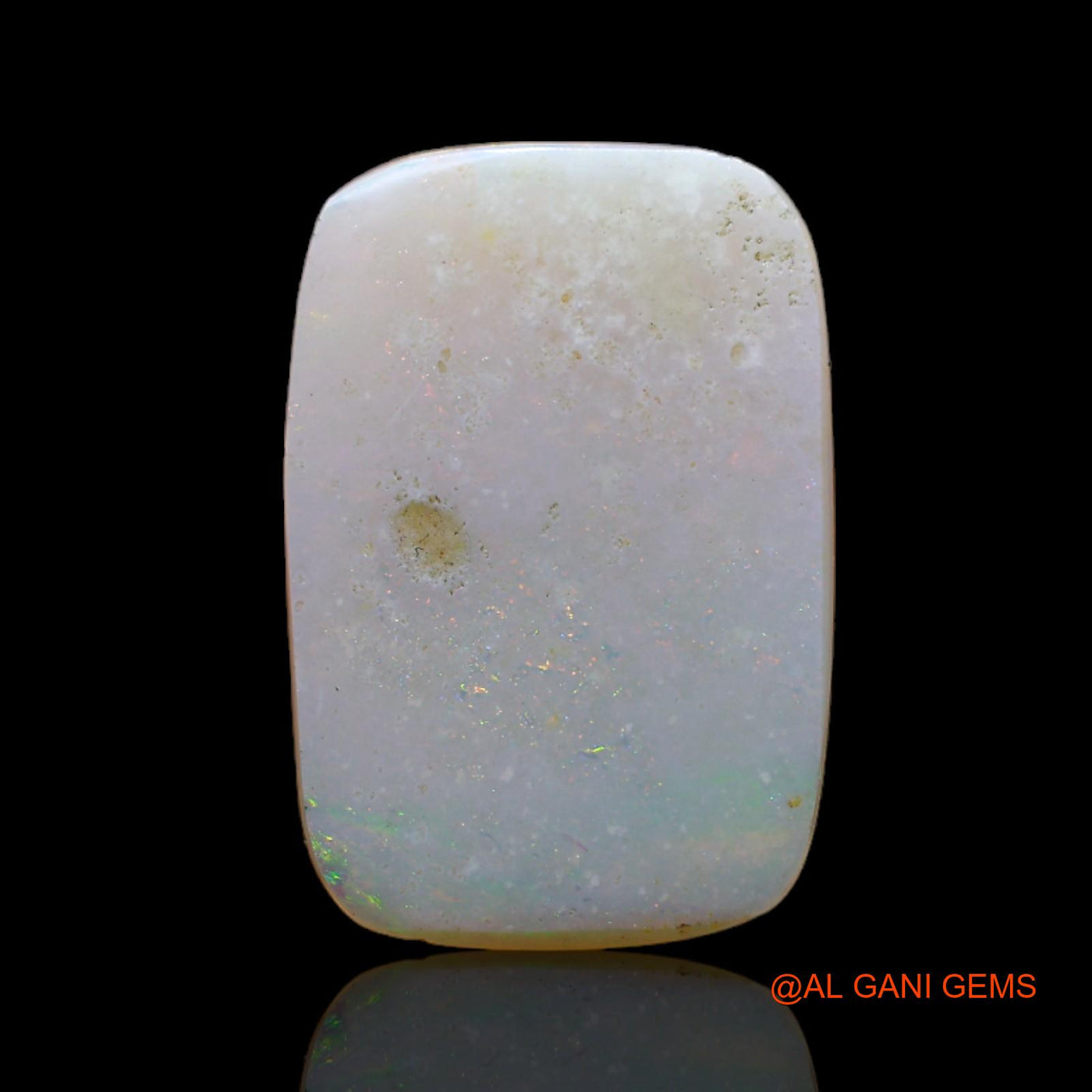 2.60 Cts Natural Australian Fire Opal Loose Gemstone Oval Cabochon 17x11x1 mm AB-521