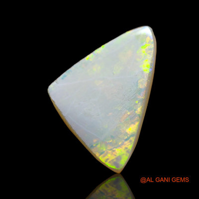 3.00 Cts Unheated Australian Fire Opal Loose Gemstone Trillion Cabochon Natural 18x13x3 mm AB-522