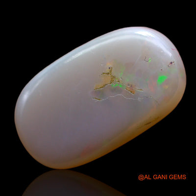 6.00 Cts Natural Australian Fire Opal Loose Gemstone Oval Cabochon 18x10x4 mm AB-523