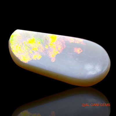 Natural Untreated Fire Opal Loose Gemstone Fancy Cabochon From Australia 5.00 Cts 20x9x3 mm AB-524