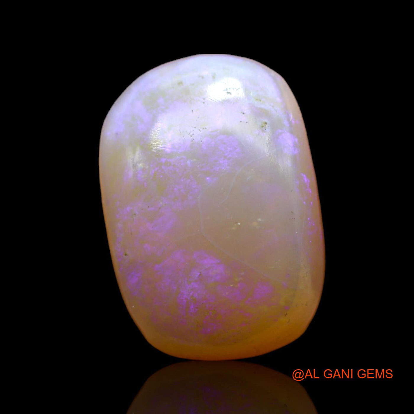 9.00 Cts Natural Australian Fire Opal Loose Gemstone Oval Cabochon 16x11x7 mm AB-527