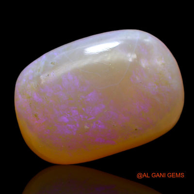 9.00 Cts Natural Australian Fire Opal Loose Gemstone Oval Cabochon 16x11x7 mm AB-527