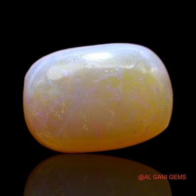 9.00 Cts Natural Australian Fire Opal Loose Gemstone Oval Cabochon 16x11x7 mm AB-527