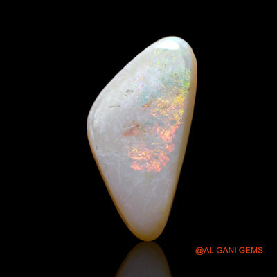 5.00 Cts Unheated Australian Fire Opal Loose Gemstone Trillion Cabochon Natural 19x9x5 mm AB-528