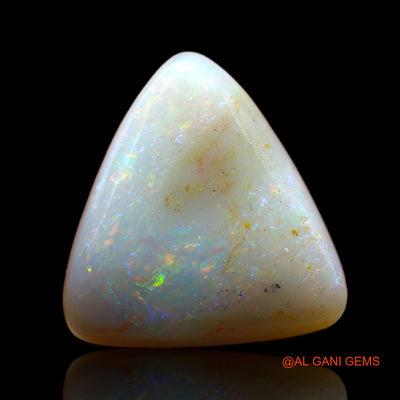 Natural Fire Opal Gemstone 6.00 Cts Loose Trillion Cabochon From Australia 15x13x6 mm AB-529