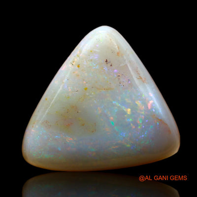 Natural Fire Opal Gemstone 6.00 Cts Loose Trillion Cabochon From Australia 15x13x6 mm AB-529