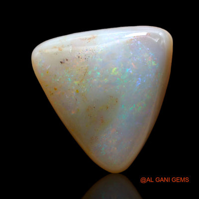 Natural Fire Opal Gemstone 6.00 Cts Loose Trillion Cabochon From Australia 15x13x6 mm AB-529