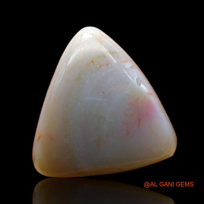 Natural Fire Opal Gemstone 6.00 Cts Loose Trillion Cabochon From Australia 15x13x6 mm AB-529
