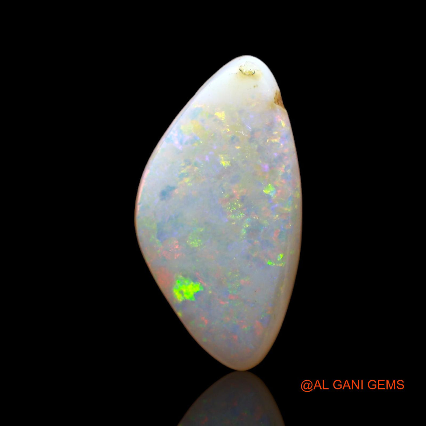 5.00 Cts Natural Australian Fire Opal Loose Gemstone Fancy Cabochon 19x10x4 mm AB-532