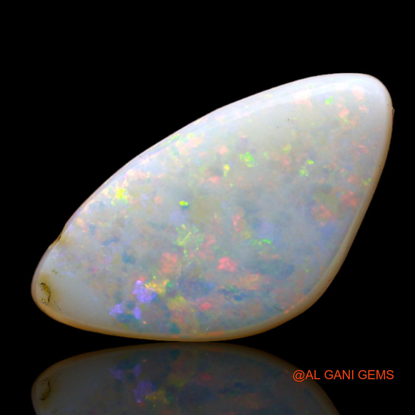 5.00 Cts Natural Australian Fire Opal Loose Gemstone Fancy Cabochon 19x10x4 mm AB-532