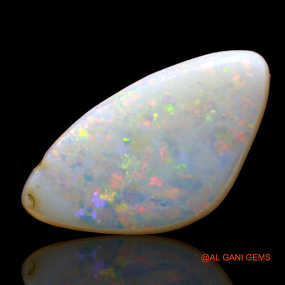 5.00 Cts Natural Australian Fire Opal Loose Gemstone Fancy Cabochon 19x10x4 mm AB-532