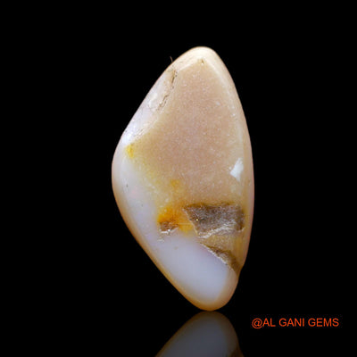 5.00 Cts Natural Australian Fire Opal Loose Gemstone Fancy Cabochon 19x10x4 mm AB-532