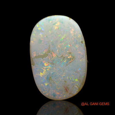 3.00 Cts Natural Australian Fire Opal Loose Gemstone Oval Cabochon 16x11x2 mm AB-536