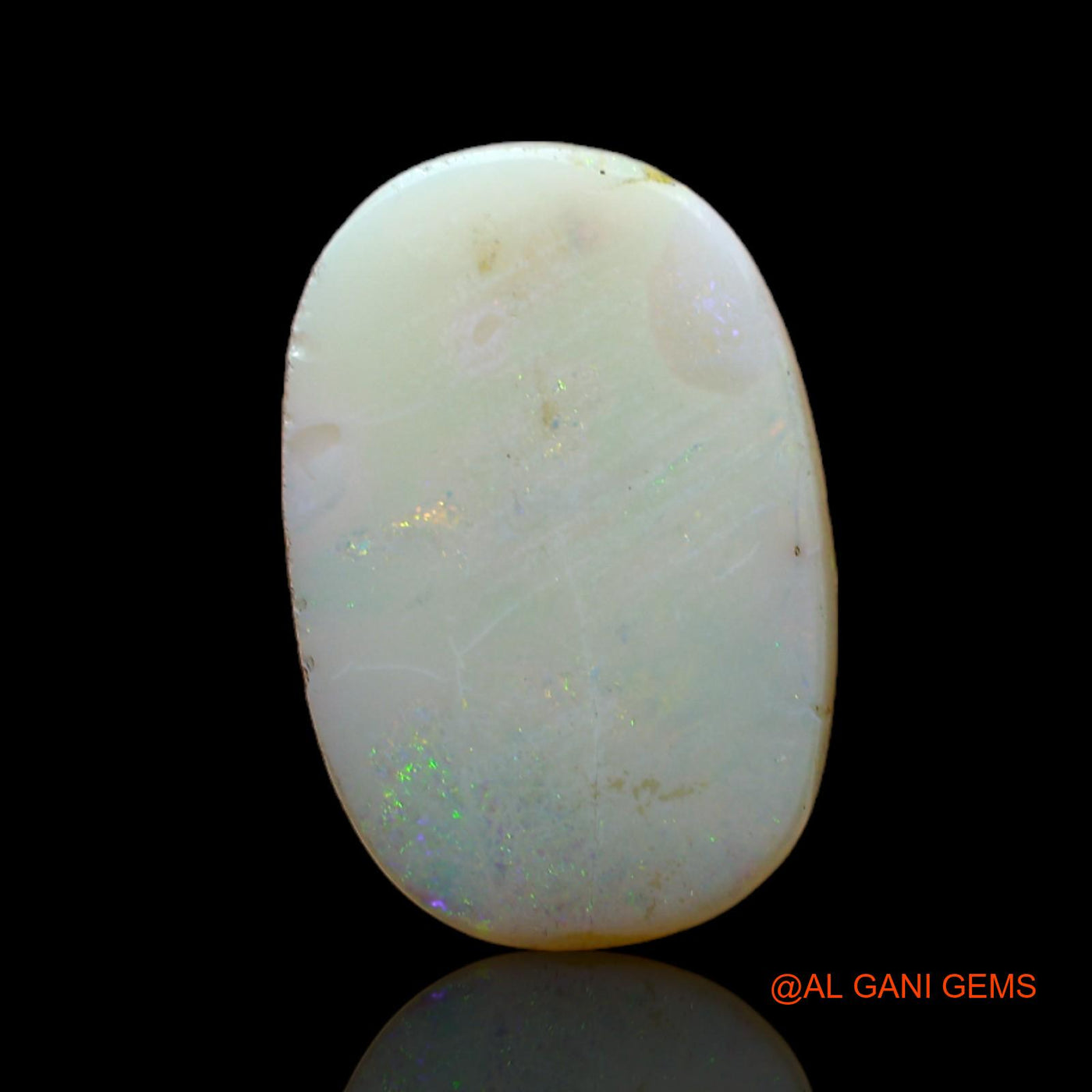 3.00 Cts Natural Australian Fire Opal Loose Gemstone Oval Cabochon 16x11x2 mm AB-536