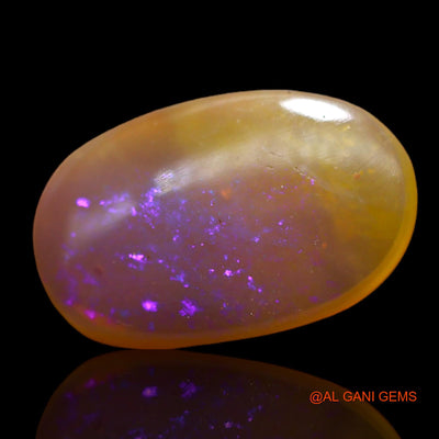 Natural Untreated Fire Opal Loose Gemstone Oval Cabochon From Australia 5.00 Cts 17x11x4 mm AB-538