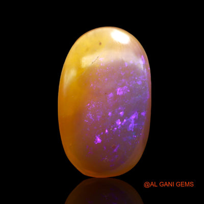Natural Untreated Fire Opal Loose Gemstone Oval Cabochon From Australia 5.00 Cts 17x11x4 mm AB-538