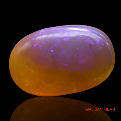Natural Untreated Fire Opal Loose Gemstone Oval Cabochon From Australia 5.00 Cts 17x11x4 mm AB-538
