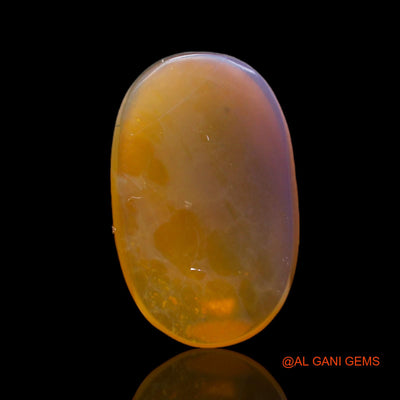Natural Untreated Fire Opal Loose Gemstone Oval Cabochon From Australia 5.00 Cts 17x11x4 mm AB-538