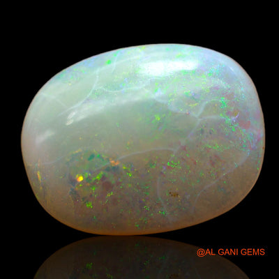 Natural Fire Opal Gemstone 5.00 Cts Loose Oval Cabochon From Australia 16x12x4 mm AB-539