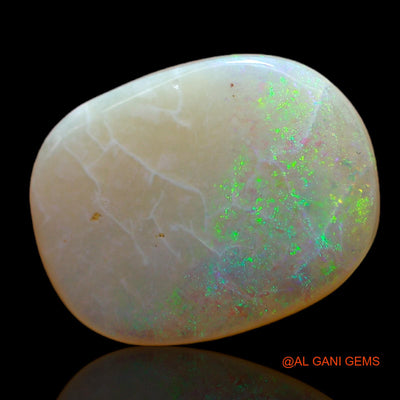 Natural Fire Opal Gemstone 5.00 Cts Loose Oval Cabochon From Australia 16x12x4 mm AB-539