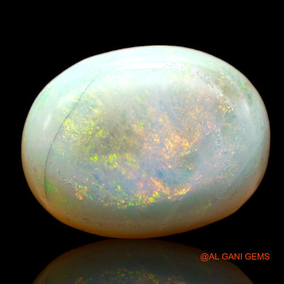 7.00 Cts Natural Australian Fire Opal Loose Gemstone Oval Cabochon 15x11x5 mm AB-540