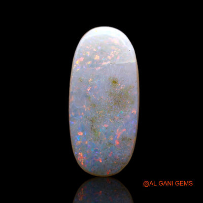 Natural Untreated Fire Opal Loose Gemstone Oval Cabochon From Australia 4.00 Cts 19x9x3 mm AB-542