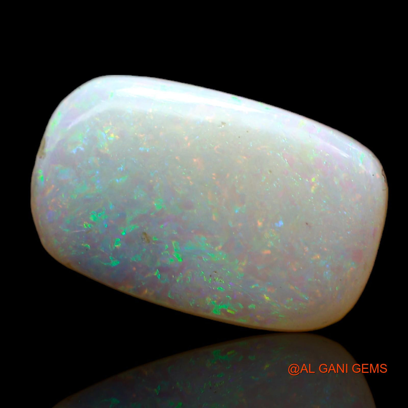 4.00 Cts Natural Australian Fire Opal Loose Gemstone Oval Cabochon 16x10x3 mm AB-543