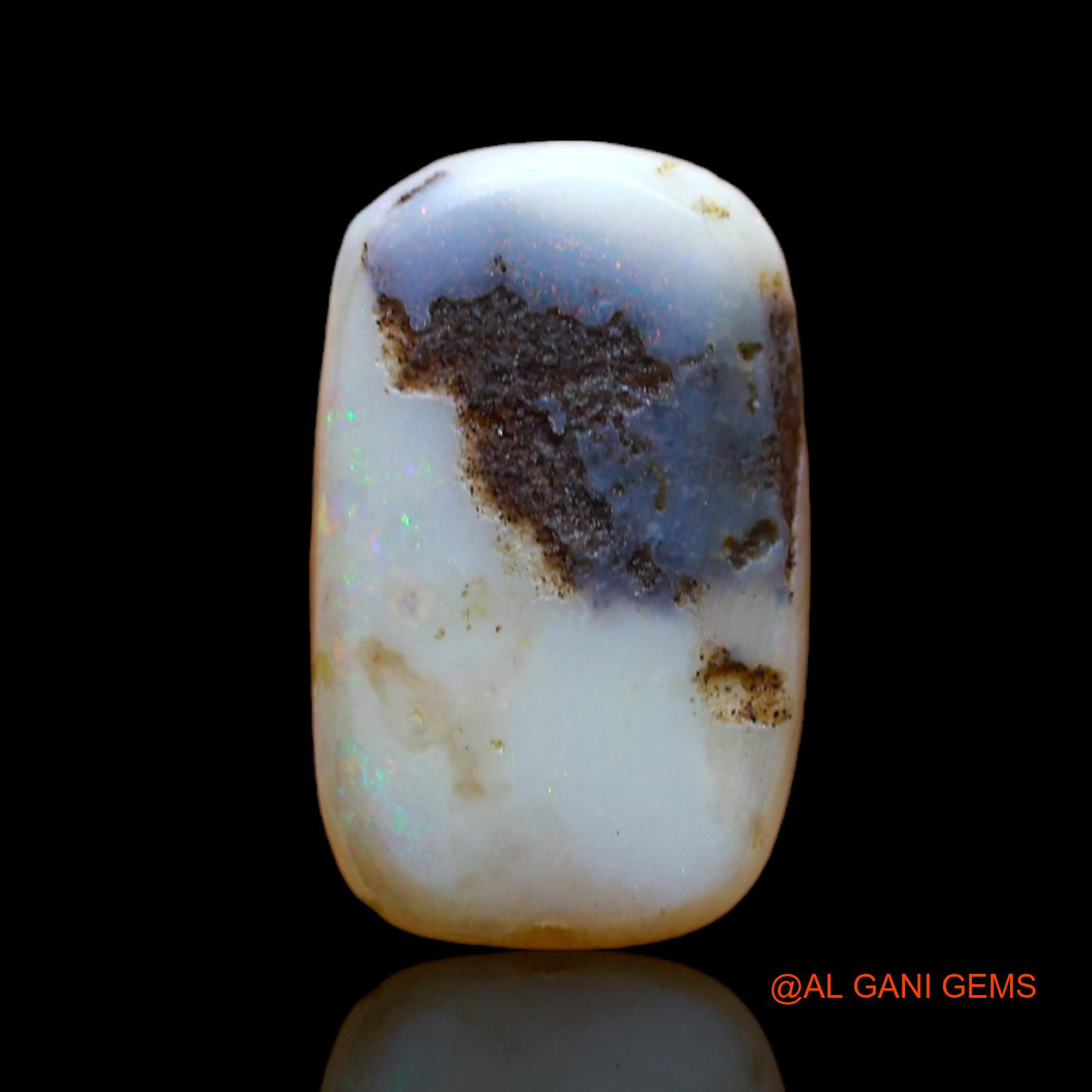4.00 Cts Natural Australian Fire Opal Loose Gemstone Oval Cabochon 16x10x3 mm AB-543