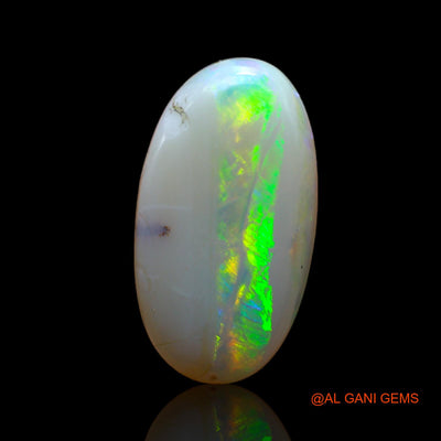 Natural Untreated Fire Opal Loose Gemstone Fancy Cabochon From Australia 3.00 Cts 17x9x3 mm AB-544