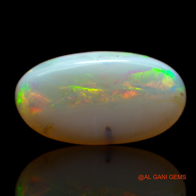 Natural Untreated Fire Opal Loose Gemstone Fancy Cabochon From Australia 3.00 Cts 17x9x3 mm AB-544