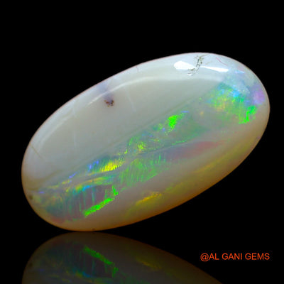 Natural Untreated Fire Opal Loose Gemstone Fancy Cabochon From Australia 3.00 Cts 17x9x3 mm AB-544
