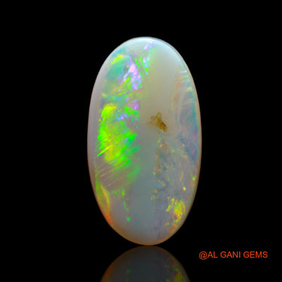 Natural Untreated Fire Opal Loose Gemstone Fancy Cabochon From Australia 3.00 Cts 17x9x3 mm AB-544