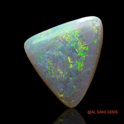 4.00 Cts Natural Australian Fire Opal Trillion Cabochon Loose Gemstone For Jewelry 15x12x4 mm AB-546