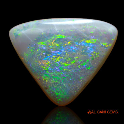 4.00 Cts Natural Australian Fire Opal Trillion Cabochon Loose Gemstone For Jewelry 15x12x4 mm AB-546