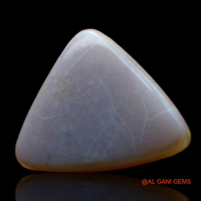 4.00 Cts Natural Australian Fire Opal Trillion Cabochon Loose Gemstone For Jewelry 15x12x4 mm AB-546