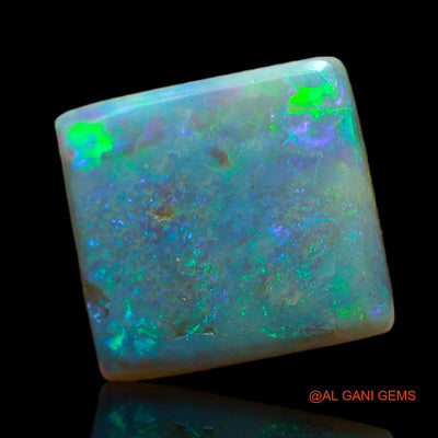 5.00 Cts Unheated Australian Fire Opal Loose Gemstone Square Cabochon Natural 12x12x3 mm AB-547
